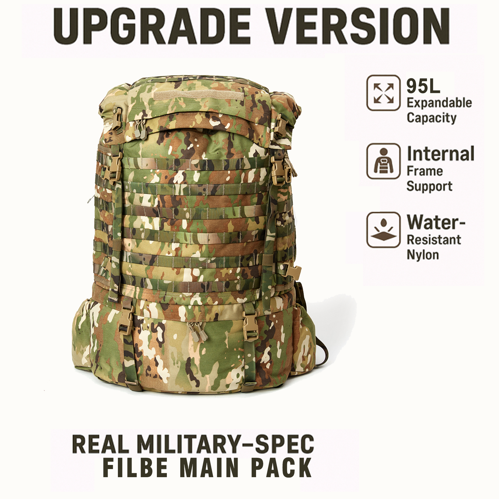 Rucksack Military Style - USMC FILBE Main Pack – OCP