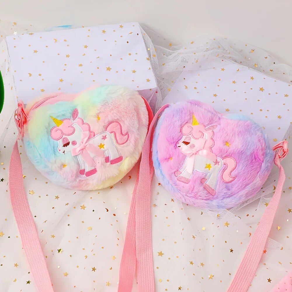Cute Unicorn For Girls Plush H – Mini Backpack Purse recenzja i cena