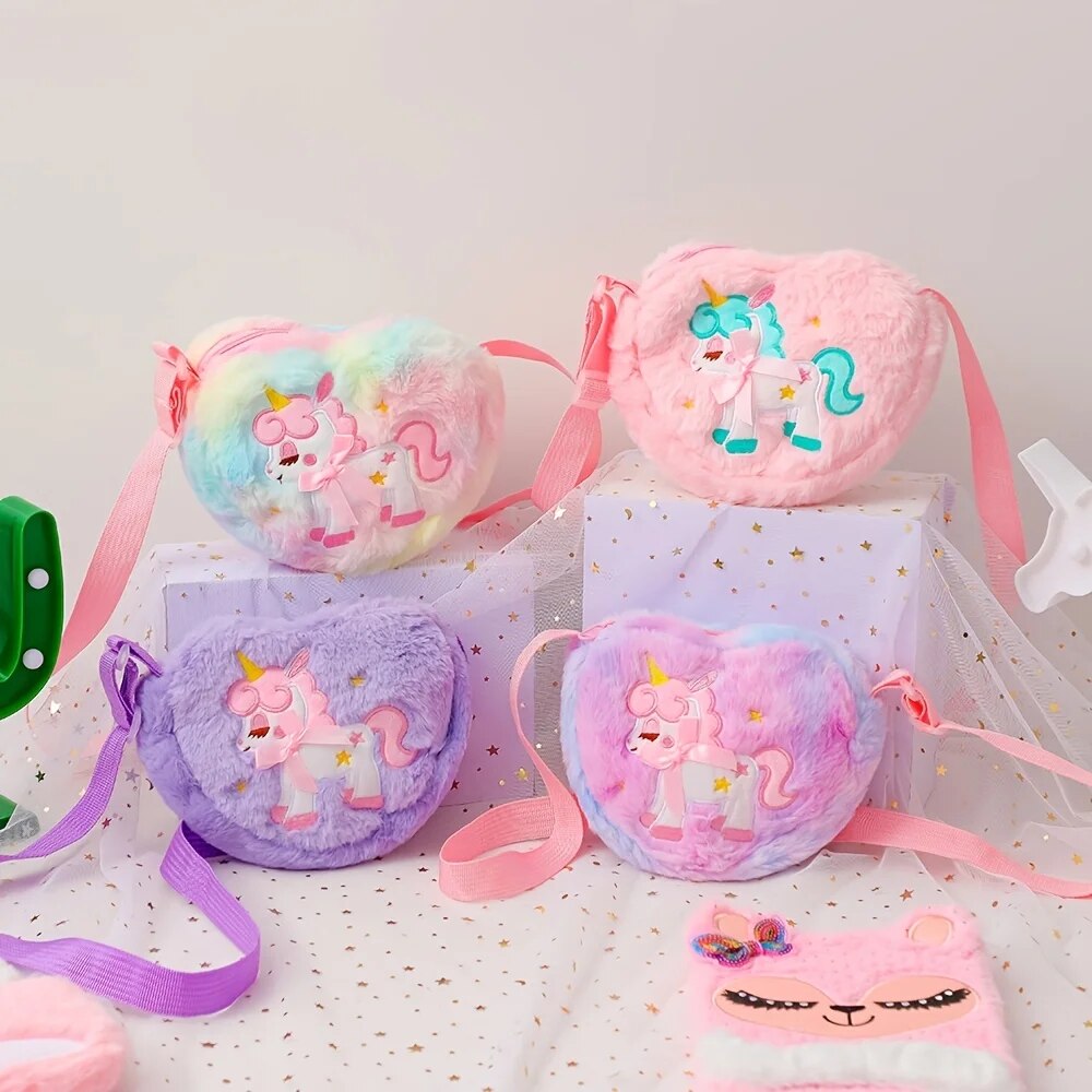 Cute Unicorn For Girls Plush H – Mini Backpack Purse recenzja i cena