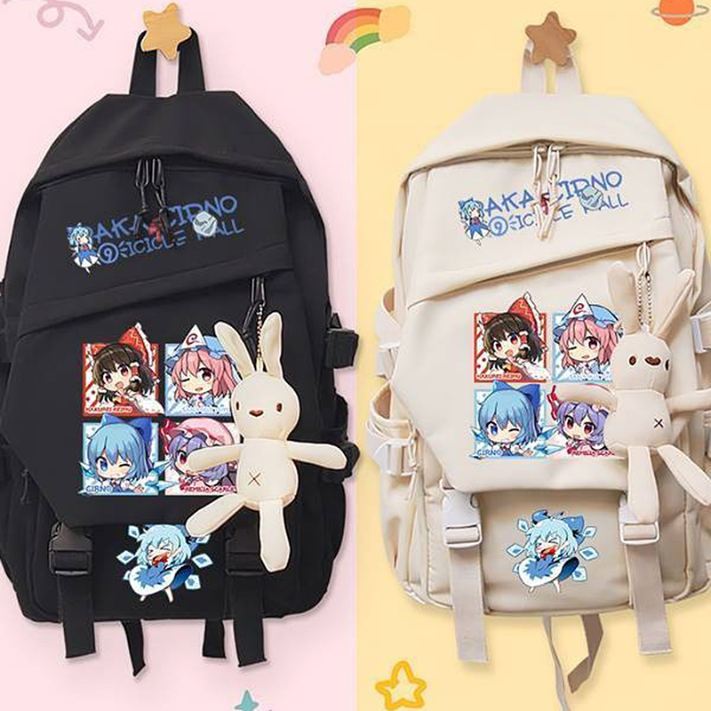 44×31×13cm Black Khaki,Touhou  – School Backpack Teen recenzja i cena