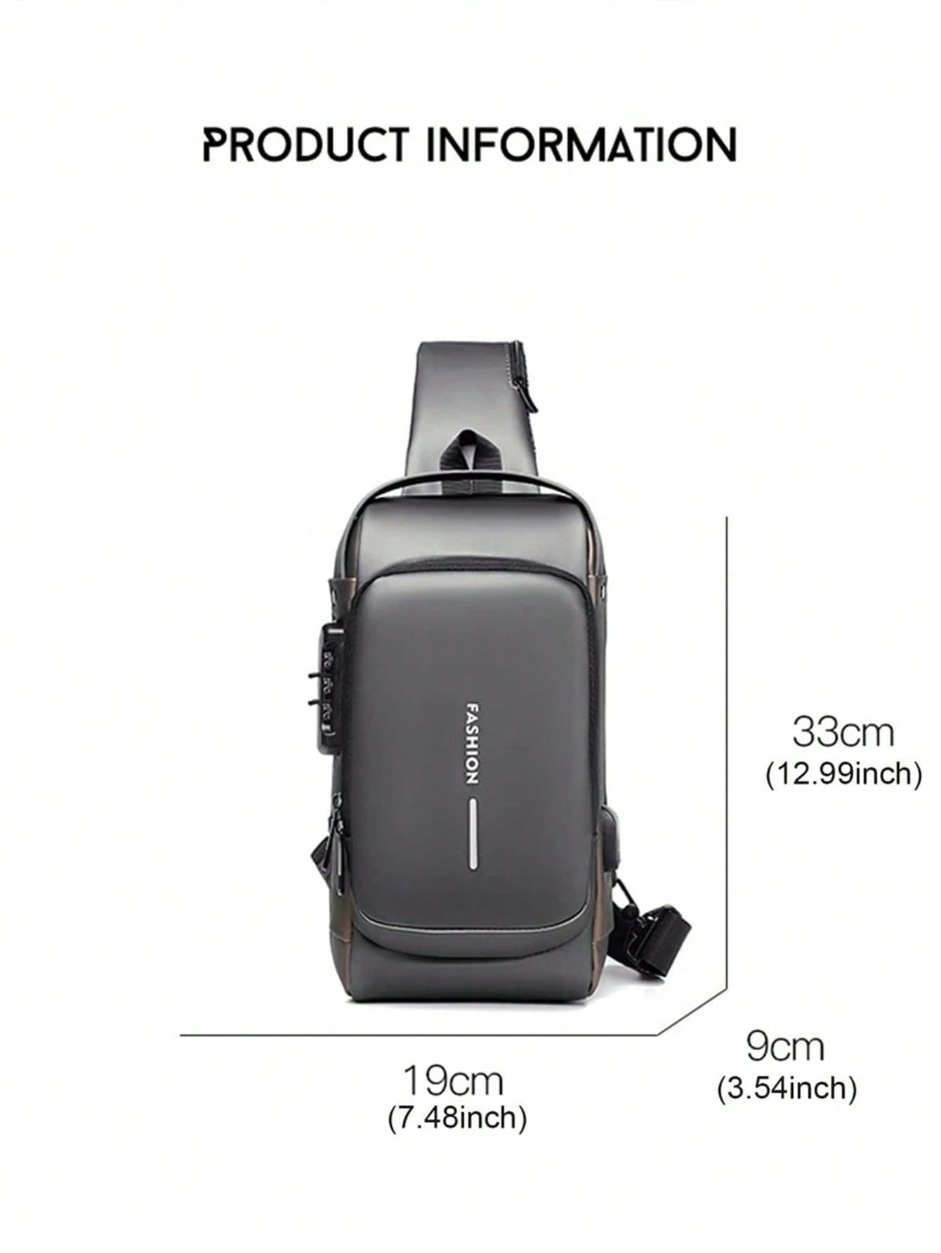 Men's Bags Shoulder Messenger  – Sling Backpack Shoulder recenzja i cena