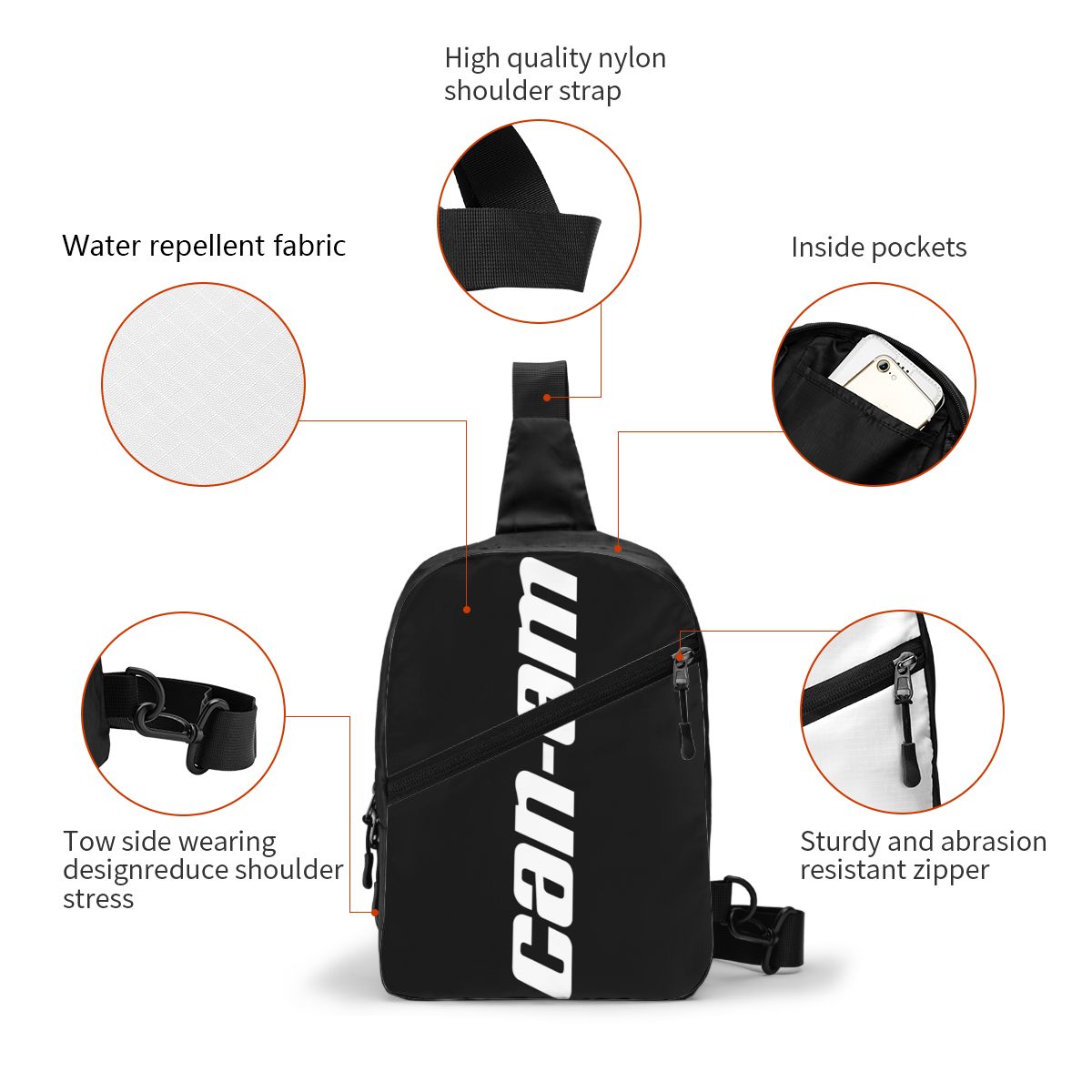 custom Motorcycle BRP Can-Am P – Sling Backpack Shoulder recenzja i cena