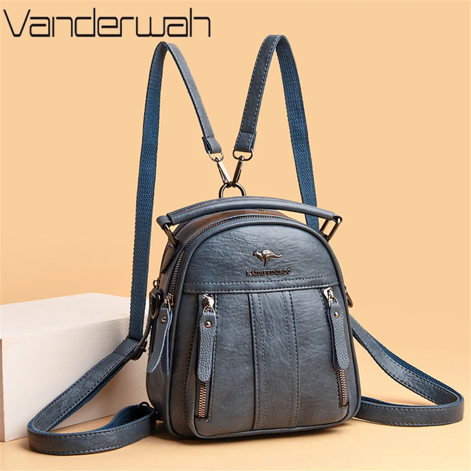 4 In 1 Leather Backpacks Multi – Leather Backpack Vintage recenzja i cena