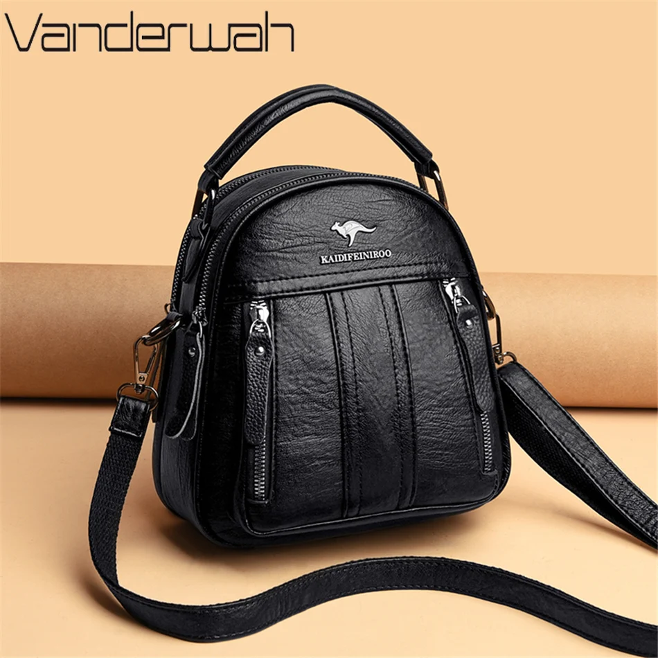 4 In 1 Leather Backpacks Multi – Leather Backpack Vintage recenzja i cena