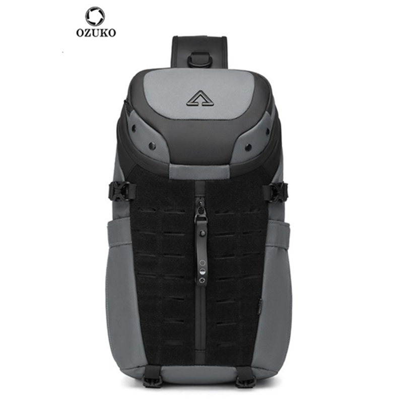 Ozuko Chest Bag Cross bag men  – Travel Backpack Anti Theft recenzja i cena
