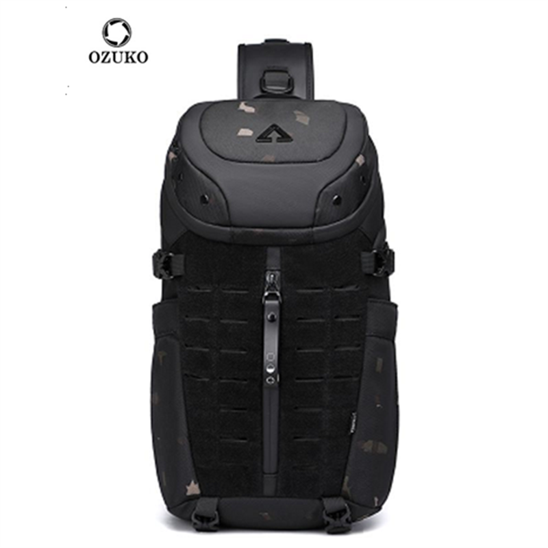 Ozuko Chest Bag Cross bag men  – Travel Backpack Anti Theft recenzja i cena