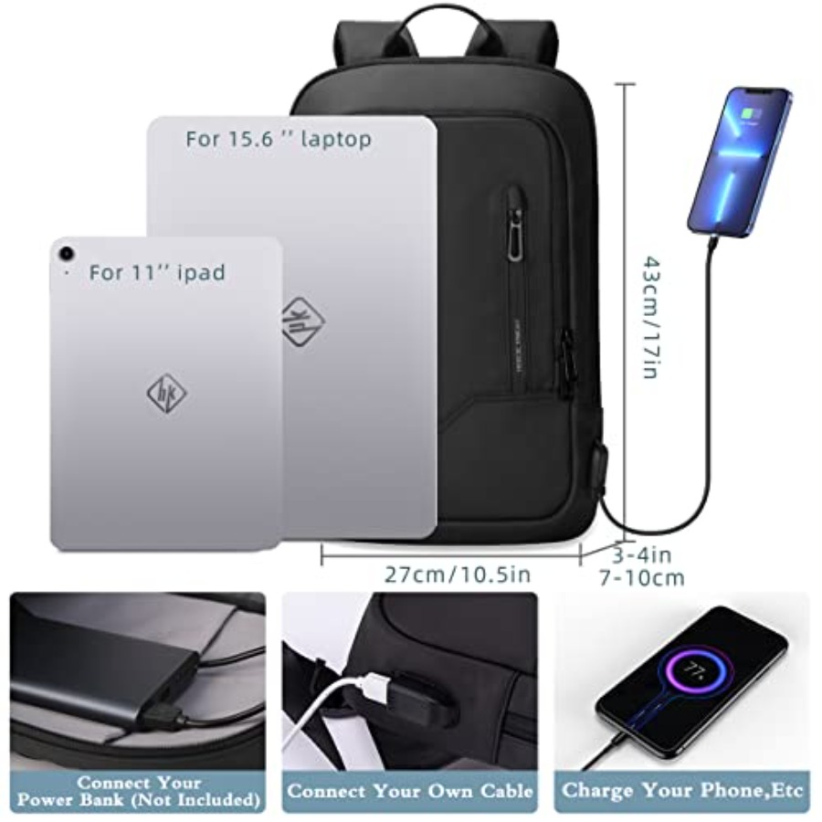 Backpack for Men Business Slim – Travel Backpack Anti Theft recenzja i cena