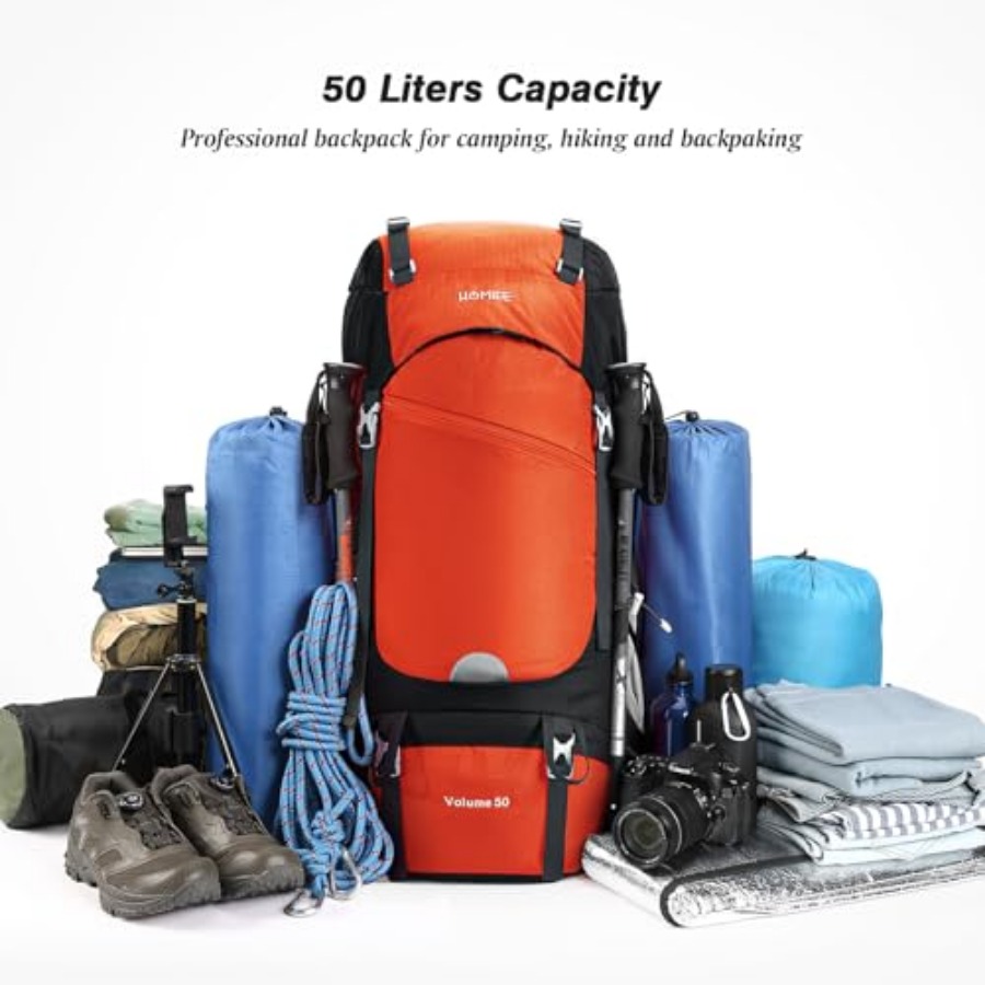 50L Hiking Backpack Travel Bag – Rain Cover Backpack recenzja i cena