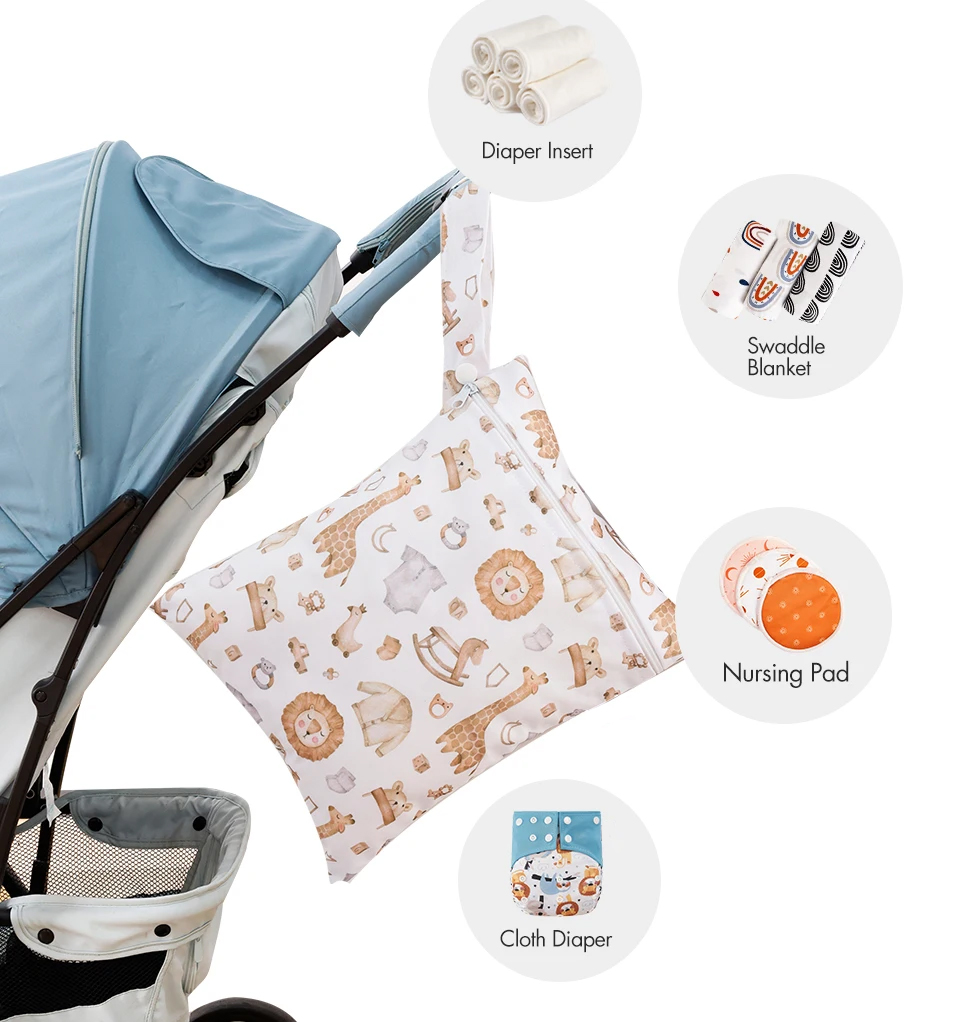 3PCS Travel Wash Cosmetic Bag  – Backpack Diaper Bag recenzja i cena