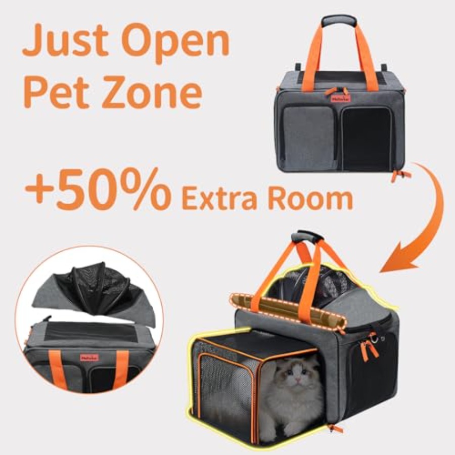 Cat Pet Carrier Soft Sided Bag – Foldable Backpack Small recenzja i cena