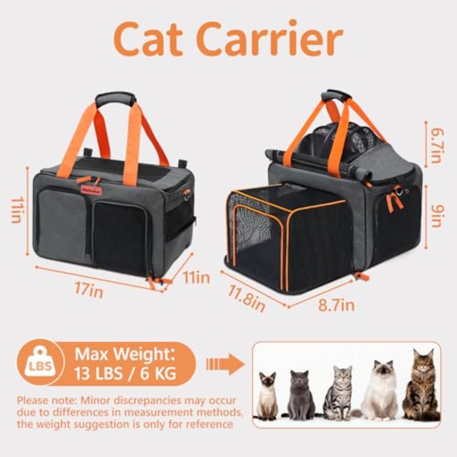 Cat Pet Carrier Soft Sided Bag – Foldable Backpack Small recenzja i cena
