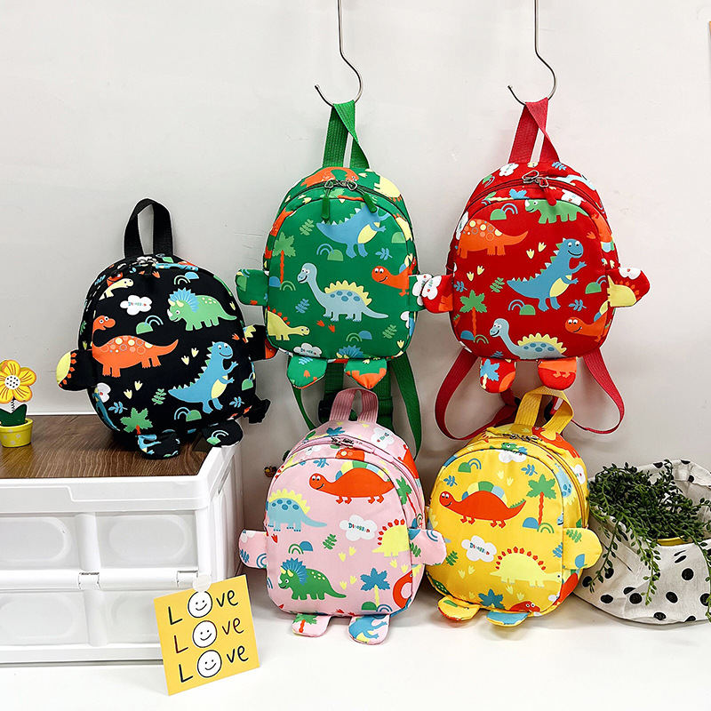 Cute Children Bag Cartoon Dino – Travel Backpack Anti Theft recenzja i cena