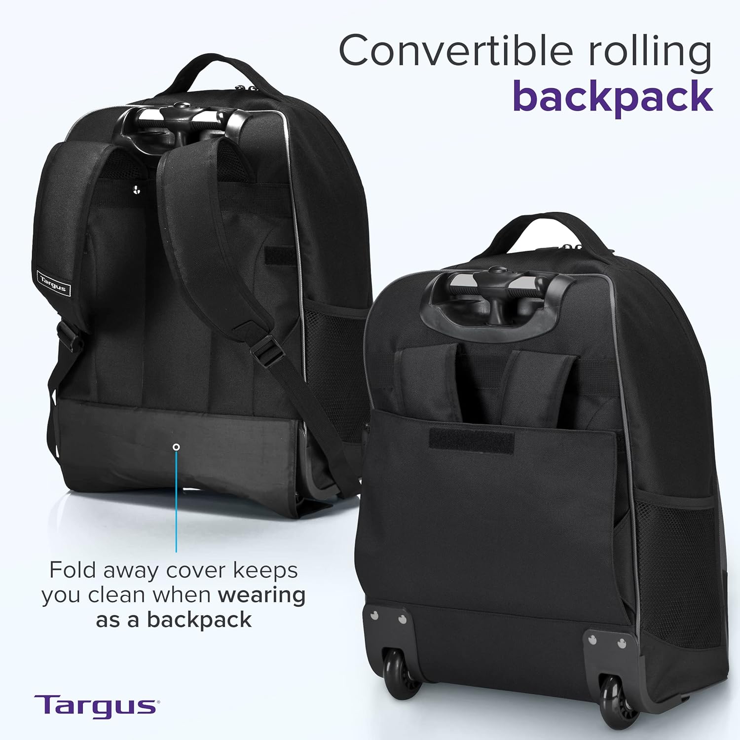 16 Inch Rolling Backpack with  – Laptop Sleeve Removable recenzja i cena