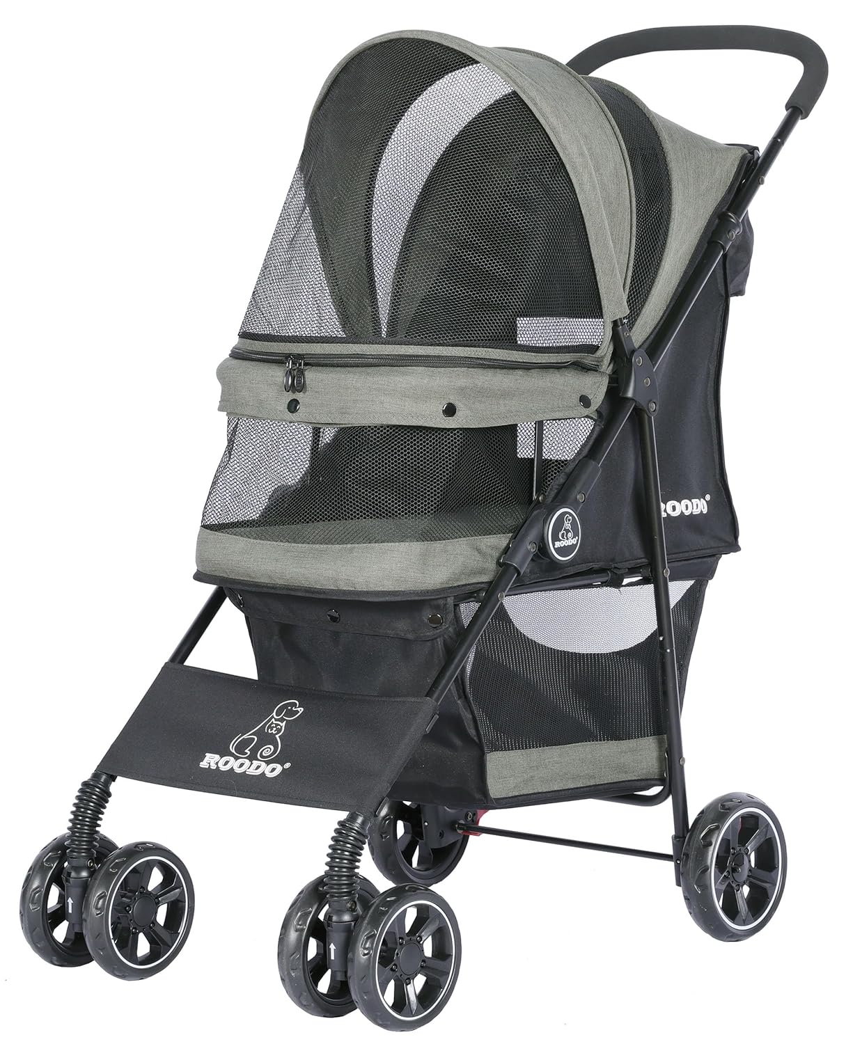 4 Wheel Dog Cat Pet Stroller,  – Foldable Backpack Small recenzja i cena