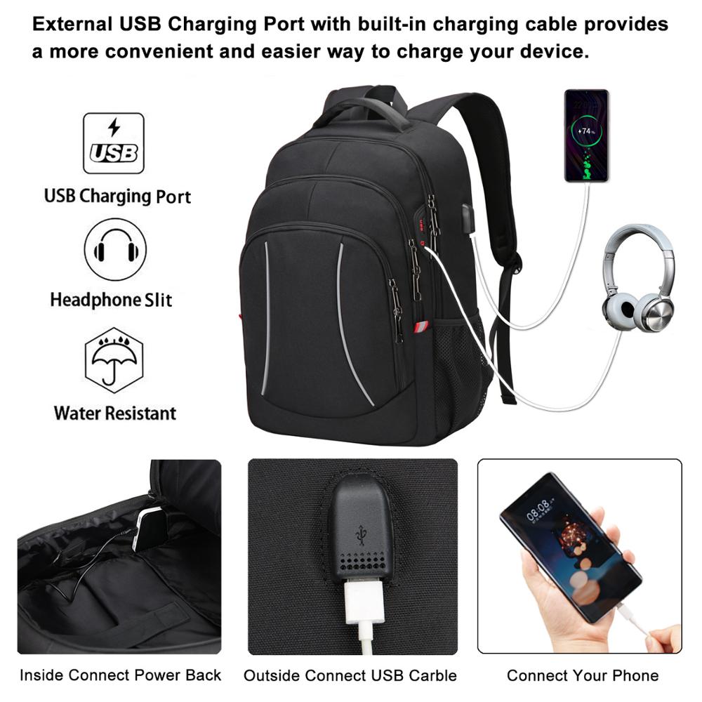 Men Multifuction Travel Laptop – Travel Backpack Anti Theft recenzja i cena