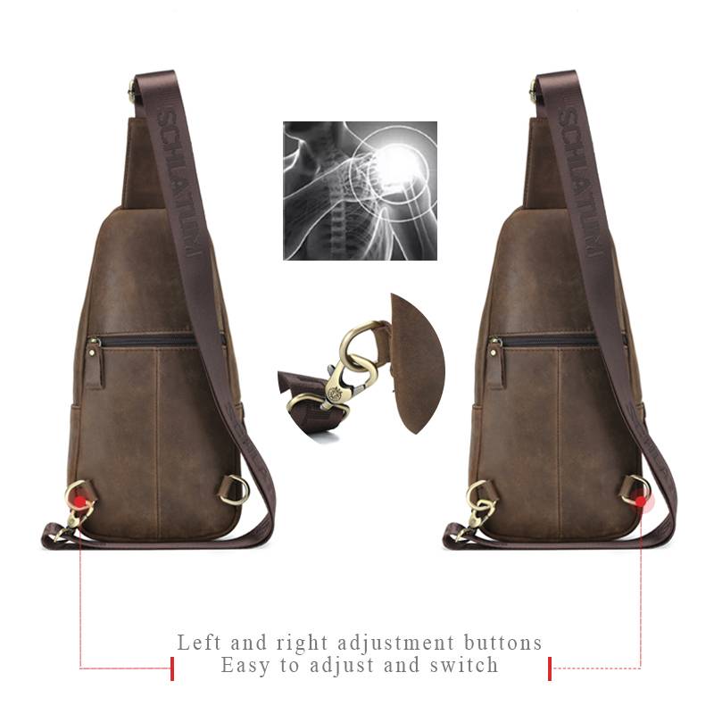 SCHLATUM 100%Genuine Leather C – Leather Backpack Vintage recenzja i cena