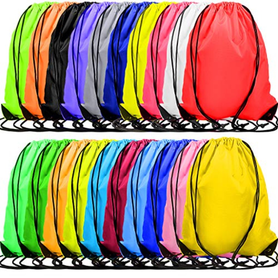 60 Pieces Drawstring Backpack  – Drawstring Gym Bag recenzja i cena