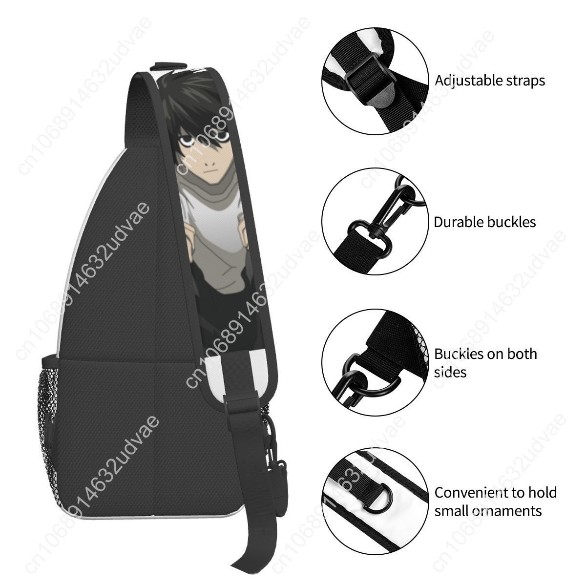 L Death Note Sling Bags Chest  – Sling Backpack Shoulder recenzja i cena