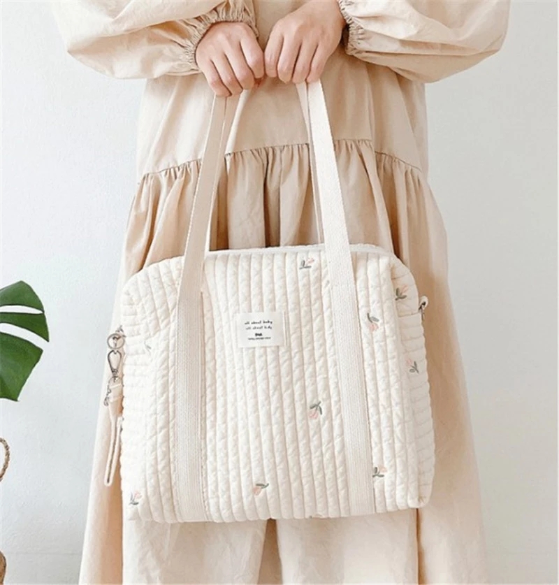 Embroidered Mommy Bag Handbag  – Backpack Diaper Bag recenzja i cena