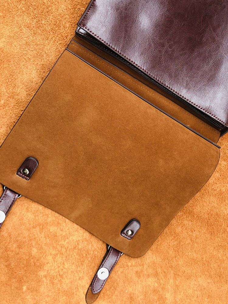British Style Vintage Cow Spli – Leather Backpack Vintage recenzja i cena
