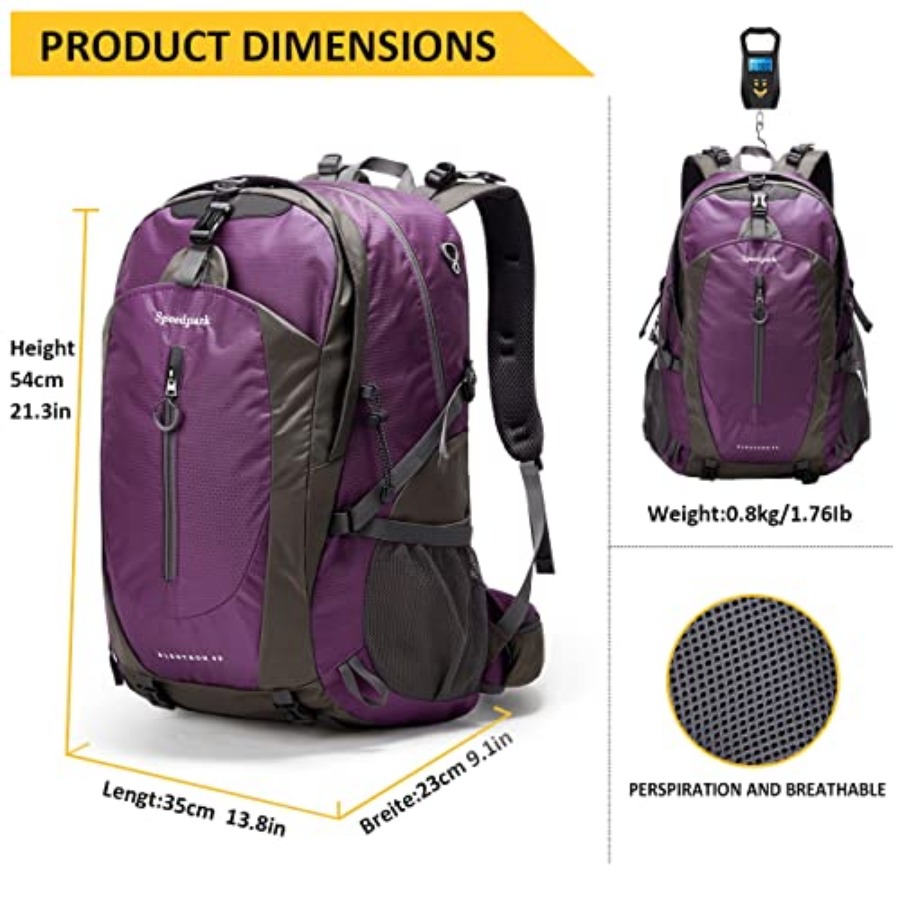 Hiking Backpack 40L Waterproof – Rain Cover Backpack recenzja i cena