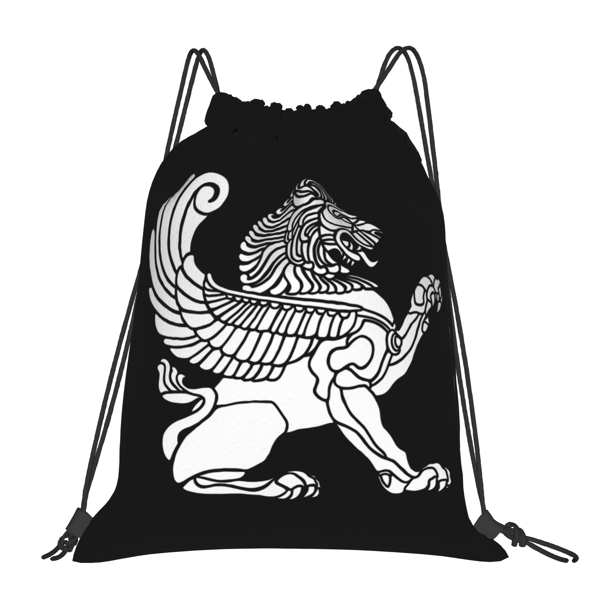 Persian Lion Iranian Iran Pers – Drawstring Gym Bag recenzja i cena