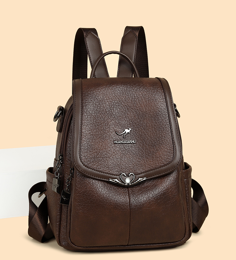 2026 new Ladies Bookbag Rucksa – Leather Backpack Vintage recenzja i cena