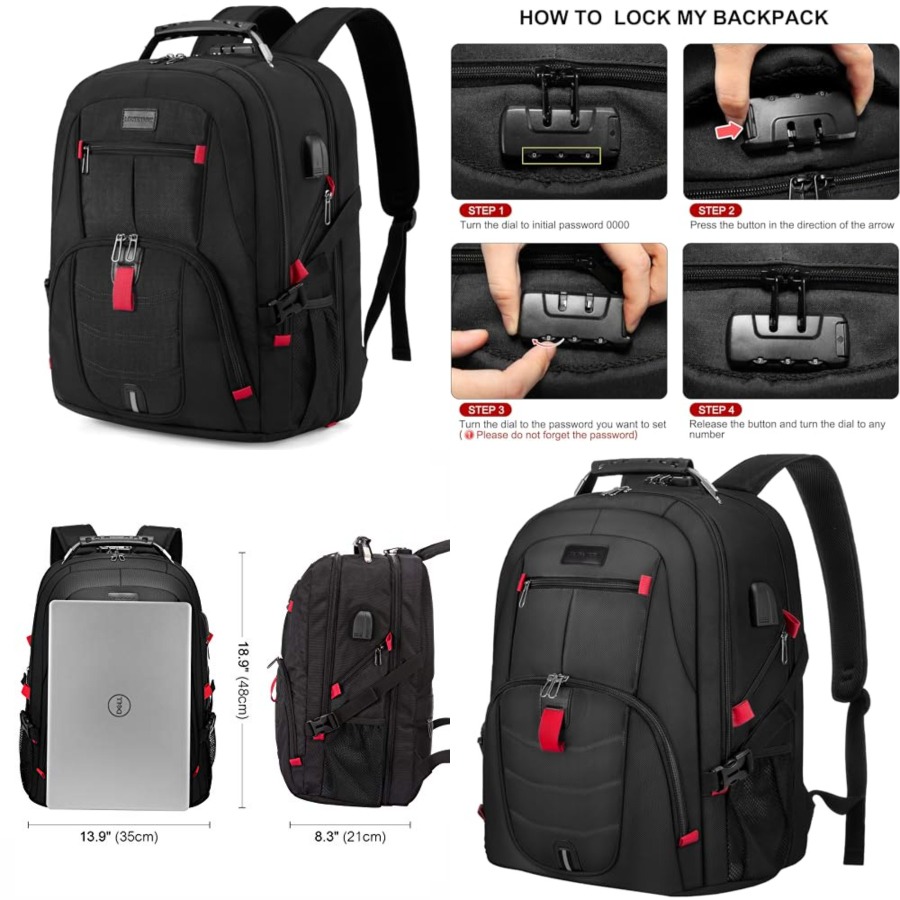 Laptop Backpack for Men Women, – Travel Backpack Anti Theft recenzja i cena