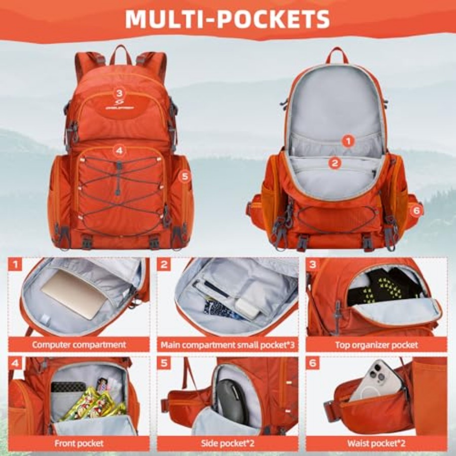 Hiking Backpack, 40L Waterproo – Hiking Backpack Waterproof recenzja i cena