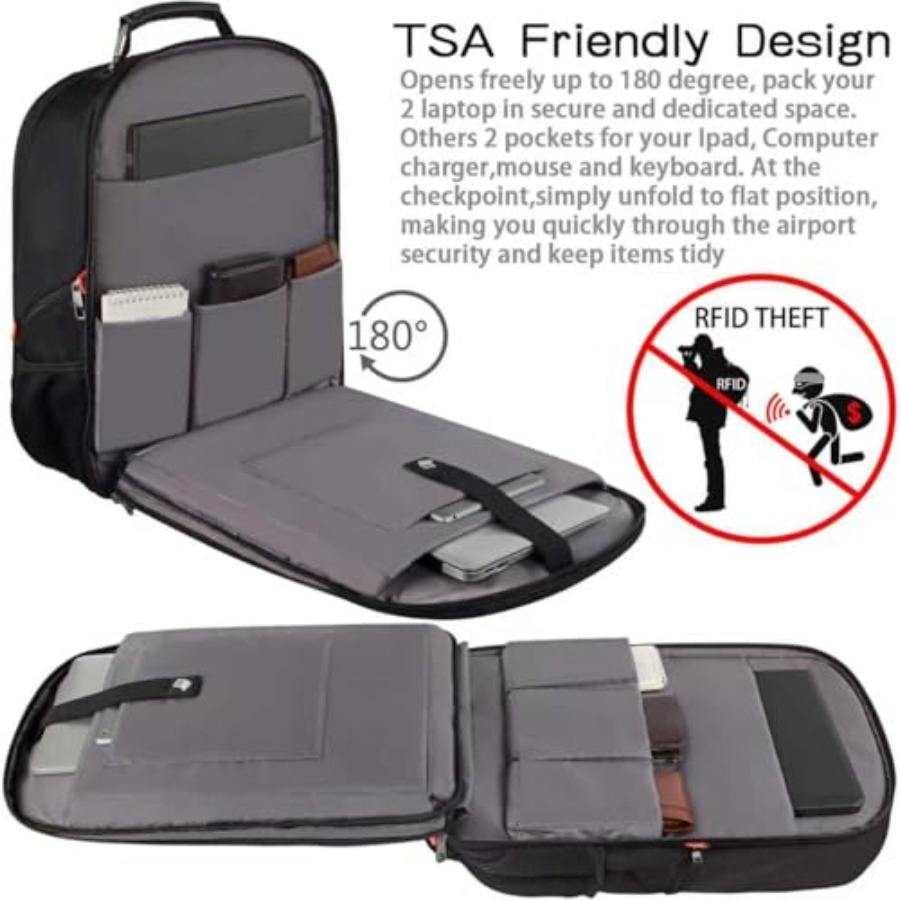 Travel Laptop Backpack, Extra  – Travel Backpack Anti Theft recenzja i cena