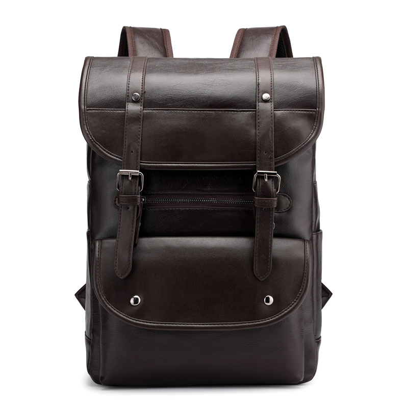 Vintage Leather Laptop Backpac – Business Backpack Brief recenzja i cena