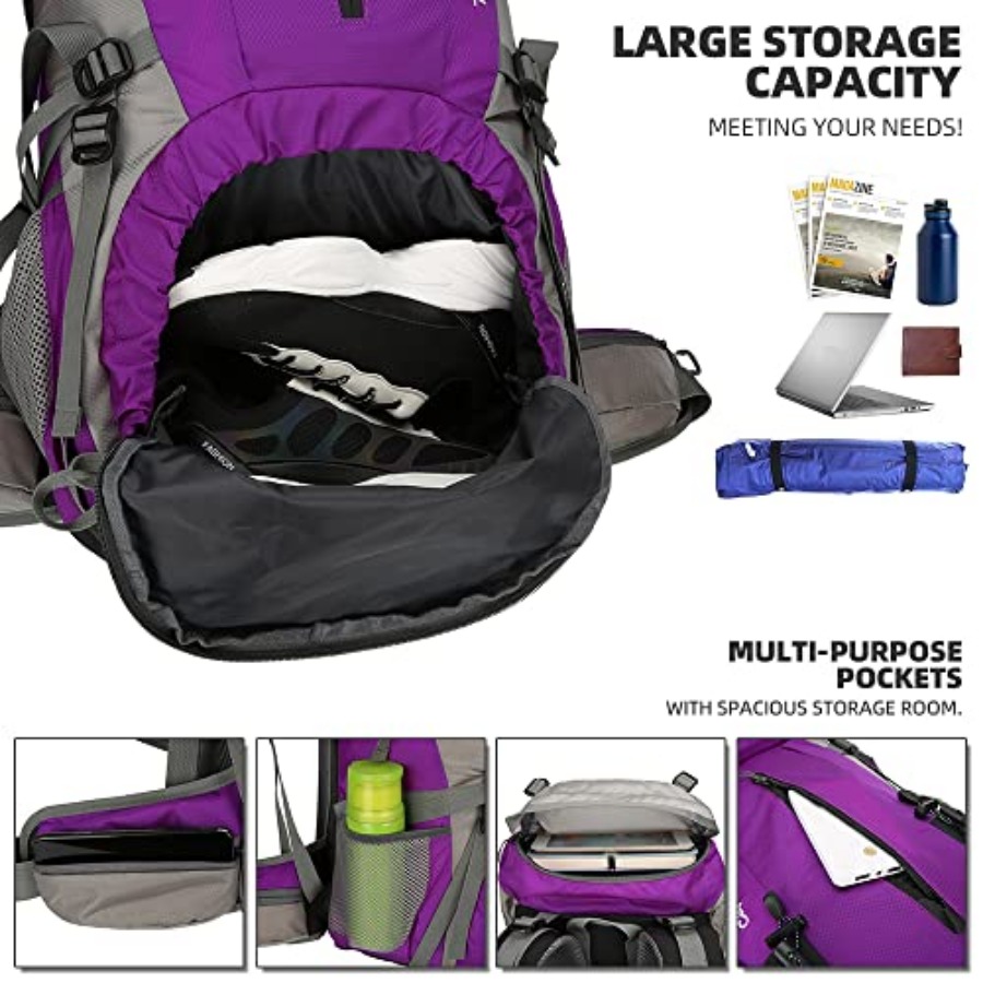 70L Hiking Backpack with Rain  – Rain Cover Backpack recenzja i cena