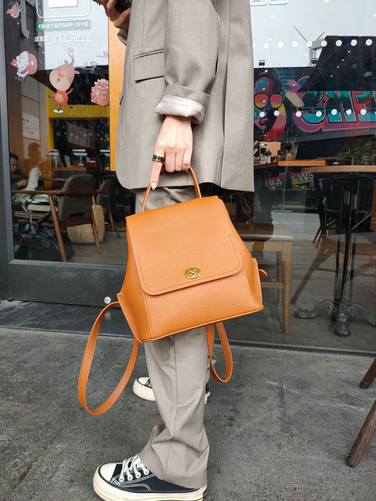 Genuine Leather Backpack Women – Leather Backpack Vintage recenzja i cena