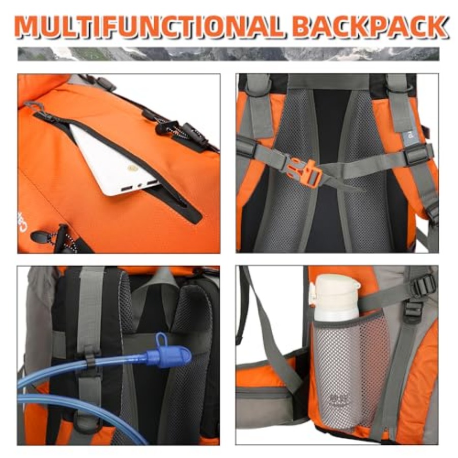 70L Hiking Backpack with Rain  – Rain Cover Backpack recenzja i cena