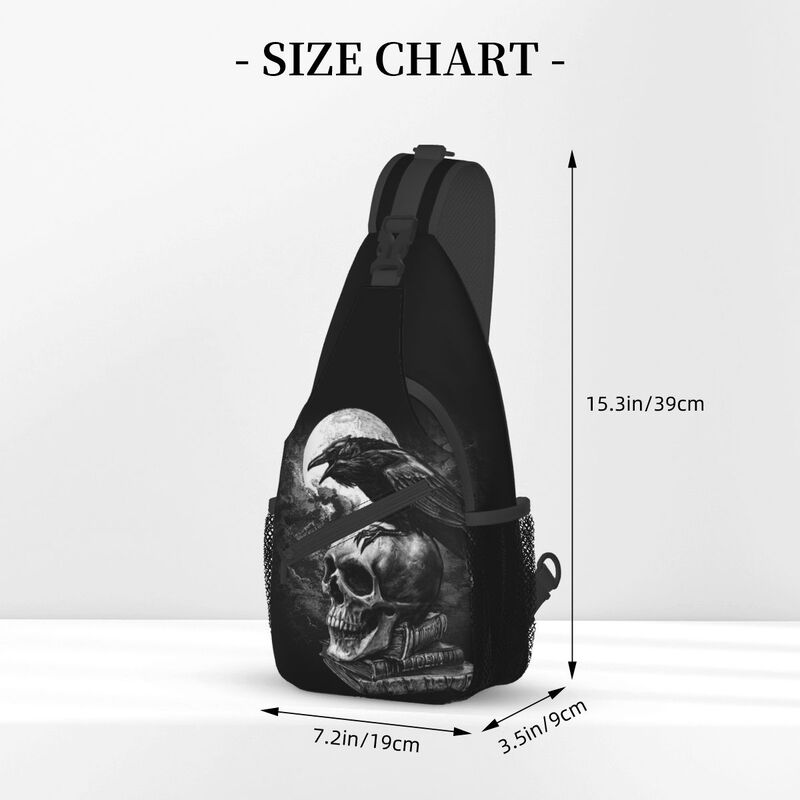 Crow The Skull Sling Crossbody – Sling Backpack Shoulder recenzja i cena