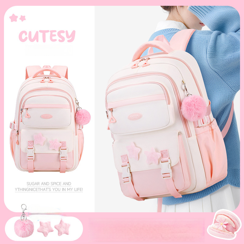 Cute Girls School Backpack Pin – School Backpack Teen recenzja i cena