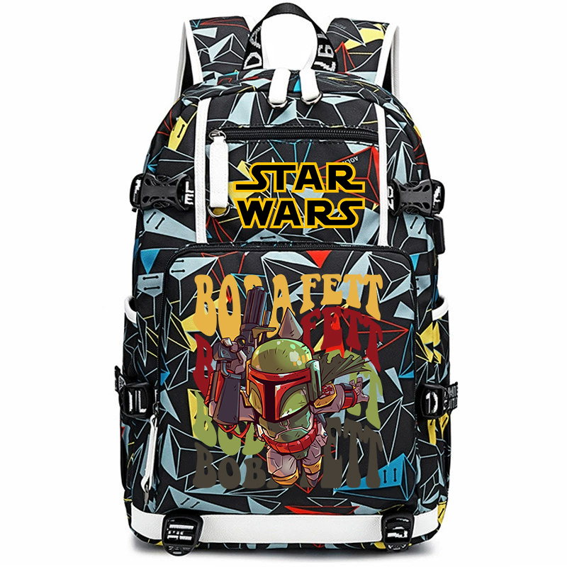 Star Wars Boba Fett Print Stud – School Backpack Teen recenzja i cena