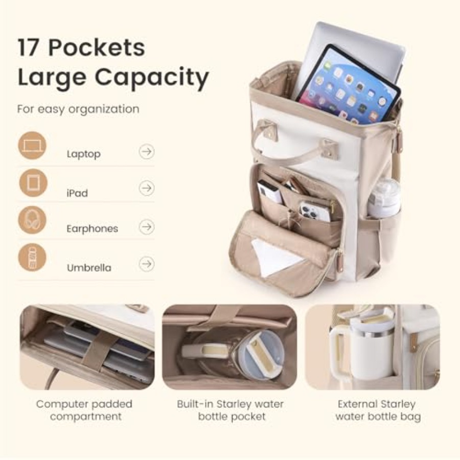 Laptop Backpack for Women Work – Laptop Backpack 15.6 recenzja i cena