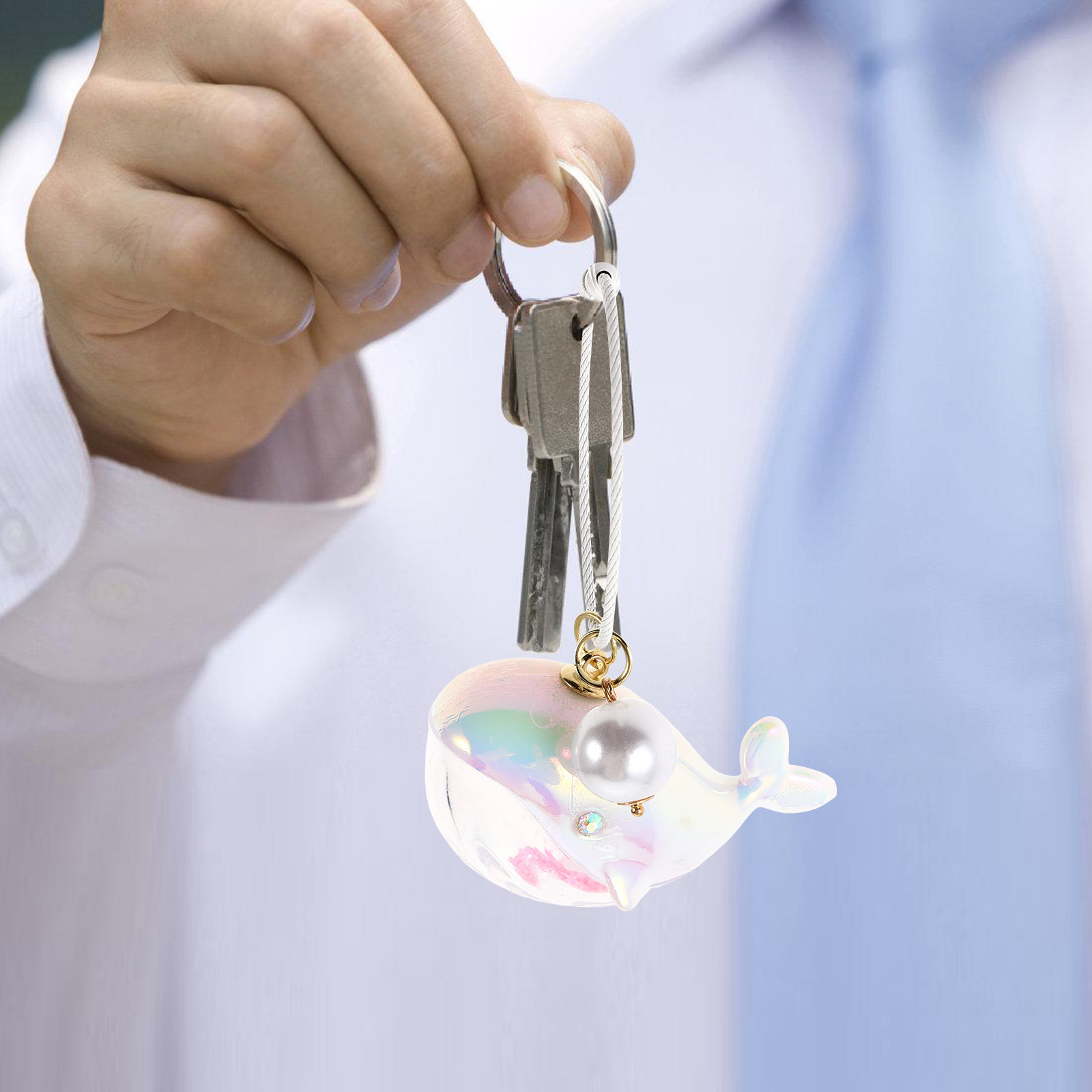 Whale Keychain Decorative Soft – Mini Backpack Purse recenzja i cena